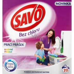 Savo Color chlorine-free washing powder for colored laundry 20 doses 1.4 kg