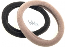 Hair band dark brown, light brown 5 x 1 cm 2 pieces