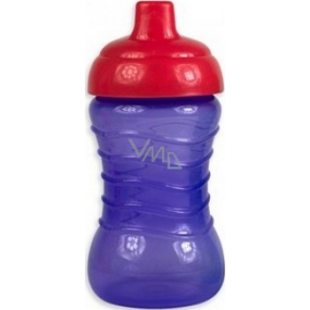 First Steps Spill Proof Sipper Cup 12 + drip bottle purple 310 ml