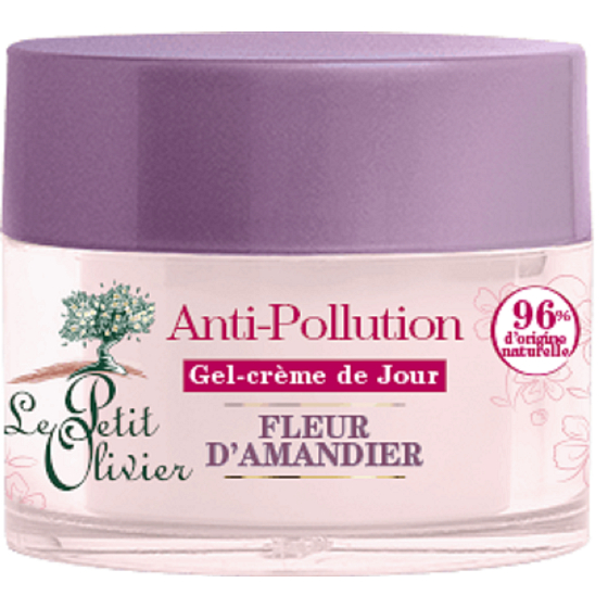 Le Petit Olivier Almond blossom day skin gel cream for sensitive skin 50 ml