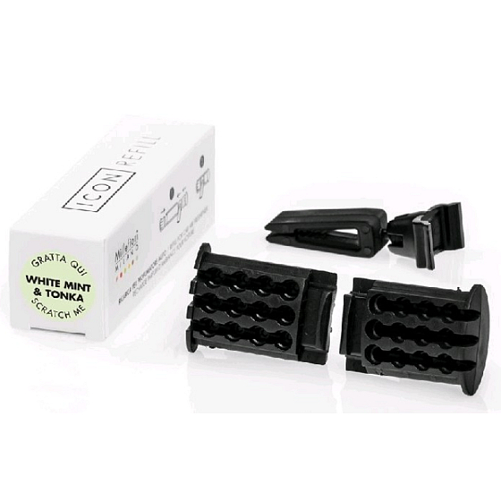 Millefiori Milano Icon White Mint & Tonka - White mint and tonka beans car scent refill smells up to 2 months 13 g