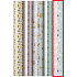 Zöwie Gift wrapping paper 70 x 150 cm Christmas Platinum silver with polka dots