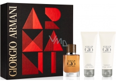 Giorgio Armani Acqua di Gio Absolu perfume water for men 40 ml + shower gel 75 ml + after shave balm 75 ml, gift set