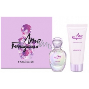 Salvatore Ferragamo Amo Ferragamo Flowerful eau de toilette for women 50 ml + body lotion 100 ml, gift set