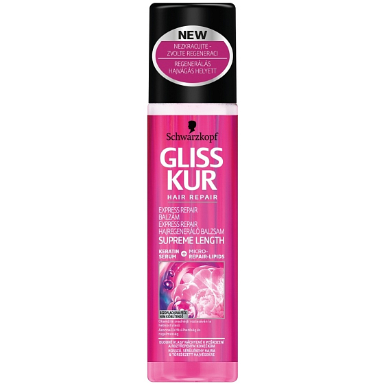 Gliss Kur Express Repair Supreme Length balm for long hair prone to damage and split ends 200 ml