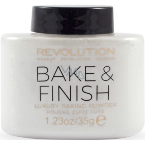Makeup Revolution Bake and Finish Powder mattifying powder transparent 35 g