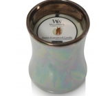 WoodWick Floral Nights Fig Leaf & Tuberose - Fig leaves and tuberose scented candle with wooden wick and glass lid small 85 g Limited 2019