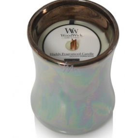 WoodWick Floral Nights Fig Leaf & Tuberose - Fig leaves and tuberose scented candle with wooden wick and lid glass small 85 g Limited 2019