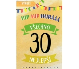 Nekupto Birthday card 30 Happy 115 x 170 mm