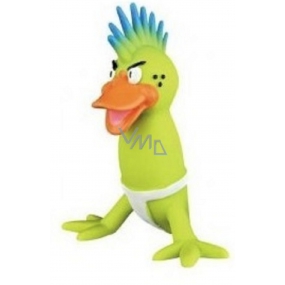 Trixie Latex Duck with combed cock toy for dogs of small and medium-sized breeds 18 cm