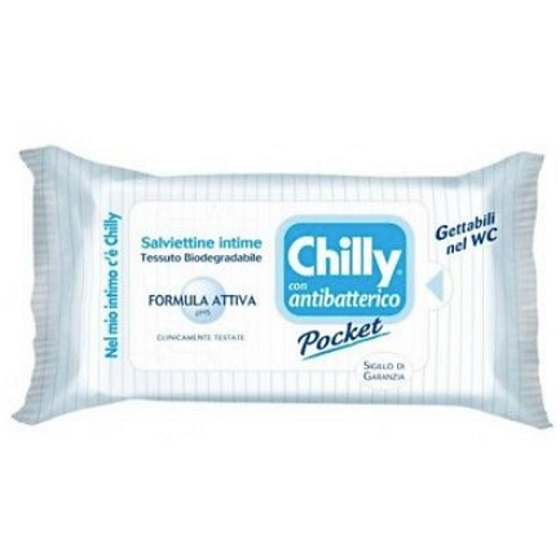 Chilly Antibacterial wipes for intimate hygiene 12 pieces