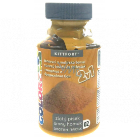 Kittfort Color Line 2in1 Liquid Tinting and Painting Color 02 Golden Sand 350 g