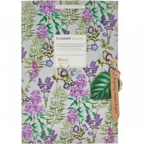 Heathcote & Ivory Flower Blooms Lavender Garden Scented Paper 5 sheets