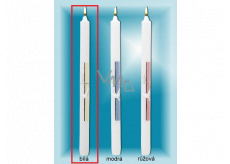 Lima Church baptismal candle yellow silver decorated No. 1031 25 x 360 mm 1 piece