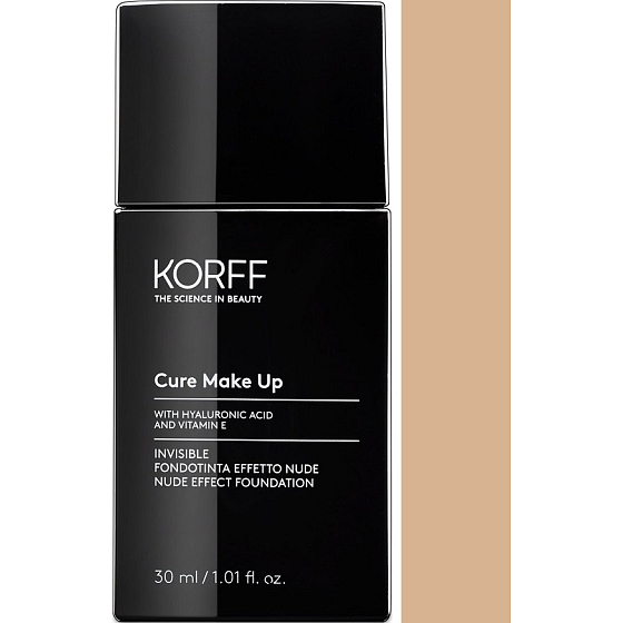 Korff Cure Make Up Invisible Nude Effect Foundation Invisible Makeup 02 Almond 30 ml