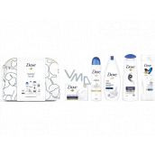 Dove Beauty For All Deeply Nourishing Shower Gel 250 ml + Intensive Repair Hair Shampoo 250 ml + Original Deodorant Spray 150 ml + Original Toilet Soap 100 g + Rich Care Body Lotion 250 ml + case, cosmetic set