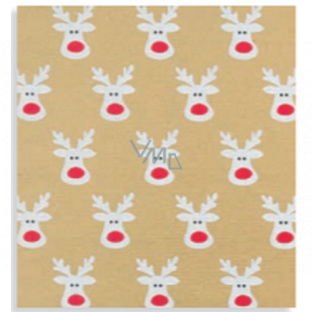 Zöwie Gift wrapping paper 70 x 150 cm Christmas Simply The Best natural reindeer head