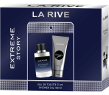 La Rive Extreme Story eau de toilette 100 ml + shower gel 100 ml, gift set for men