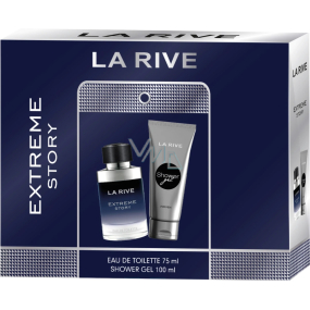 La Rive Extreme Story eau de toilette 100 ml + shower gel 100 ml, gift set for men