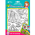 Ditipo Stickers for colouring Princesses 175 x 210 mm 6 pieces