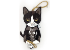 Nekupto Pets Wooden sign Cat I am your faithful friend 8,7 x 18 x 2,5 cm
