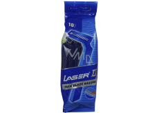 Laser II disposable 2-blade shaver for men 10 pieces
