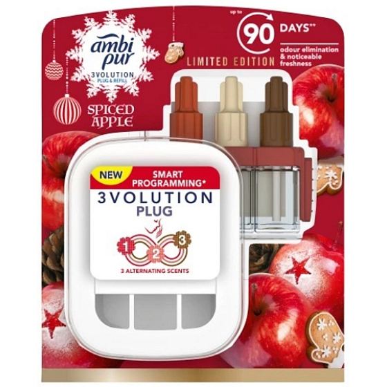 Ambi Pur 3 Volution Spiced Apple - Spiced Apple electric freshener complete machine 20 ml