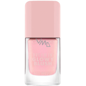 Catrice Dream In Glowy Blush nail polish with sophisticated pink shimmer 080 Rose Side of Life 10,5 ml