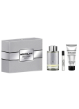 Montblanc Explorer Platinum Eau de Parfum for Men 100 ml + Shower Gel 100 ml + Eau de Parfum 7.5 ml Mini, Gift Set