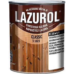 Lazurol Classic S1023 thin-layer wood stain with oils content, 0025 sipo, 750 ml