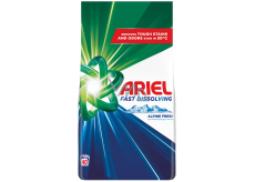 Ariel Alpine Fresh prací prášek pro čisté a voňavé prádlo bez skvrn 40 dávek 2,2 kg