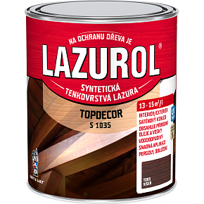 Lazurol Topdecor S1035 thin-film wood stain T083 cherry, 750 ml