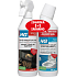 HG fireplace glass cleaner and glass doors of fireplaces and stoves, 500 ml + free HG toilet hygiene gel 500 ml