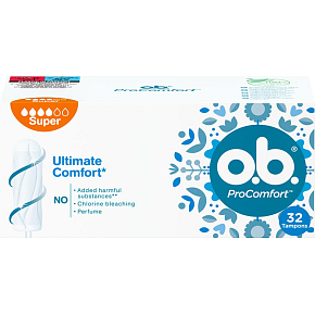 O.B. ProComfort Super tampons, 32 pcs