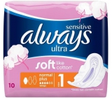 Always Ultra Sensitive Normal Plus intimate pads 10 pieces