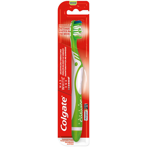 Colgate Max White One Sonic Energy Medium battery medium toothbrush 1 piece