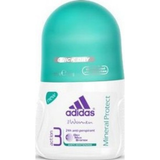 Adidas Action 3 Mineral Protect ball antiperspirant deodorant roll-on for women 50 ml