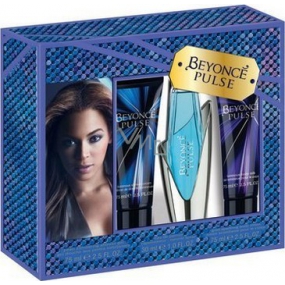 Beyoncé Pulse perfumed water 30 ml + shower gel 75 ml + body lotion 75 ml, gift set