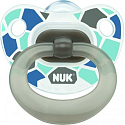 Nuk Classic Happy Days Orthodontic Silicone Soother 0-6 months 1 piece