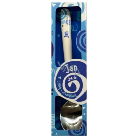 Nekupto Twister Spoon named Jan blue 16 cm