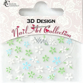 Absolute Cosmetics Nail Art 3D Nail Stickers 24906 1 sheet