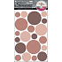 Wheel stickers brown 60 x 32 cm