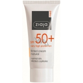 Ziaja Med Protecting SPF 50+ UVA + UVB Tinted Cream for Normal Skin 50 ml