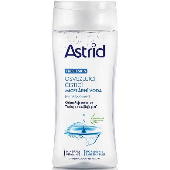 Astrid Fresh Skin Refreshing cleansing micellar water for normal and combination skin 200 ml