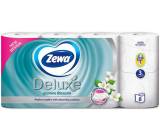 Zewa Deluxe Aqua Tube Jasmine Blossom Perfumed Toilet Paper 150 shreds 3 ply 8 pieces, flushable roll