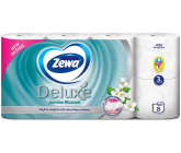 Zewa Deluxe Aqua Tube Jasmine Blossom Perfumed Toilet Paper 150 shreds 3 ply 8 pieces, flushable roll