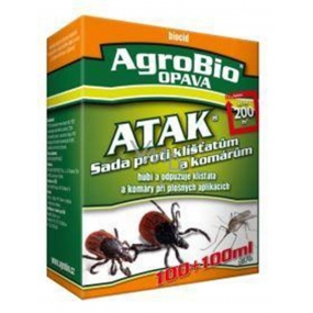 AgroBio Atak Set against ticks and mosquitoes 100 + 100 ml