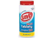 Savo 3v1 komplex Maxi chlorové tablety do bazénu dezinfekce 1,4 kg