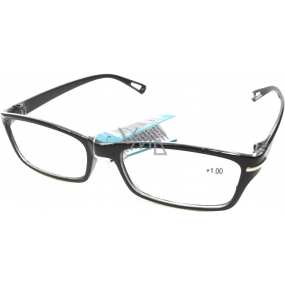 Berkeley Reading glasses +1.0 plastic black 1 piece MC2088