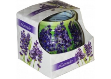 Admit Lavender decorative aromatic candle in glass 80 g